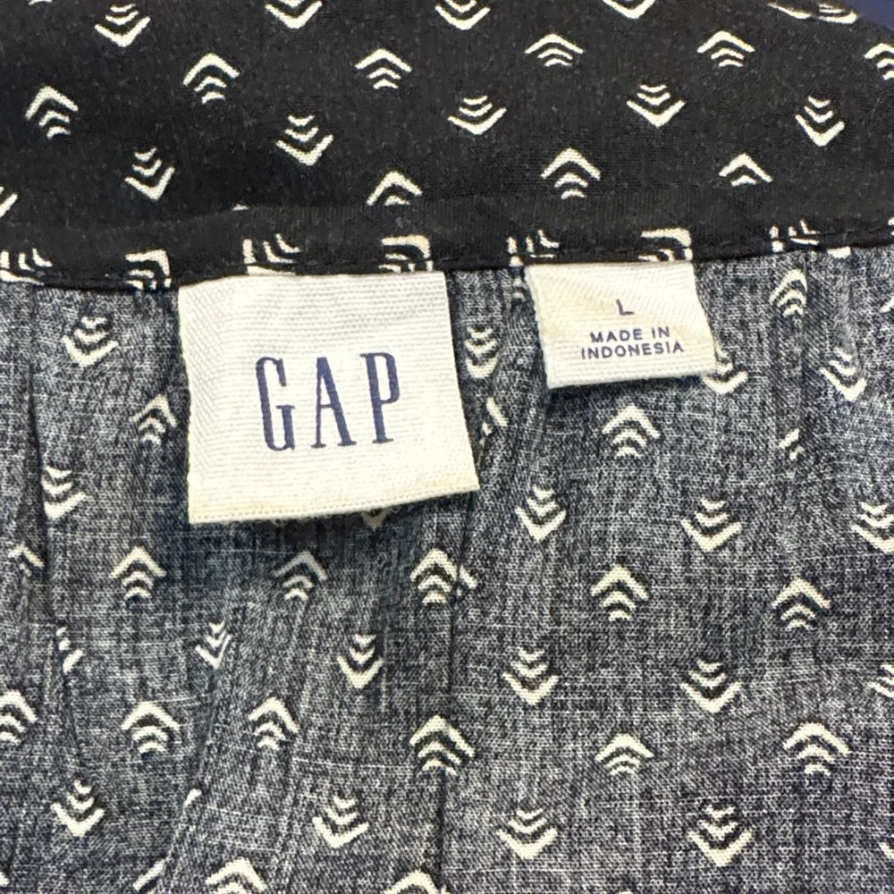 GAP Black and White Patterned Midi Dress - Picture 5 of 6